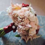 бежевый букет невесты 2