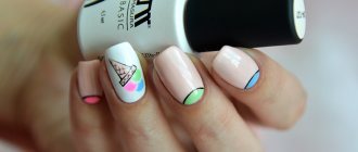 дизайн ногтей мороженое