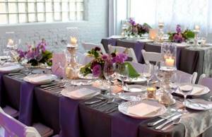 Фиолетовый - модный цвет для свадьбы 2018