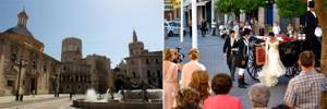 Город Севилья испанской свадьбы