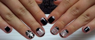 как правильно наносить блестки на гель лак