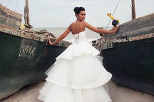 Как шнуровать свадебное платье 2