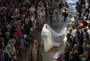 Меган Маркл в образе невесты