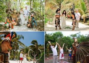 Мексиканская свадьба среди джунглей