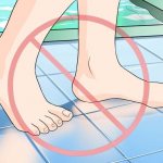 Нельзя в общественных банях и в бассейнах ходить босиком