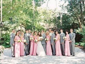 Образы гостей для серо-розовой свадьбы