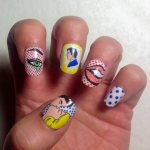 Плоскостной дизайн ногтей