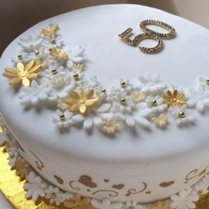 праздничный торт на 50ю годовщины
