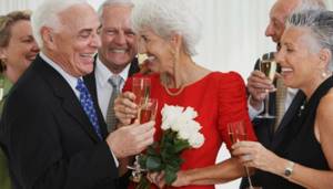 Празднование 40 годовщины брака