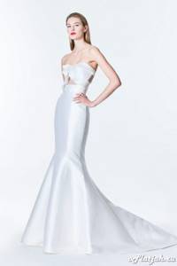 Раздельное свадбеное платье топ и юбка Carolina Herrera Bridal Fall 2021 фото