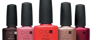 Shellac gel polishes