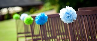 Стулья на свадьбе