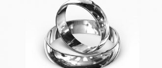 Супруги меняются серебряными кольцами