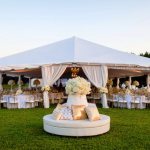 Свадьба на природе в шатре
