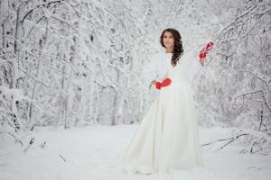 свадьба зимой фото