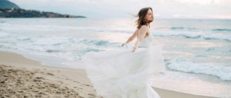 свадебное платье для фотосессии на море 1