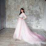 Свадебное платье из фатина