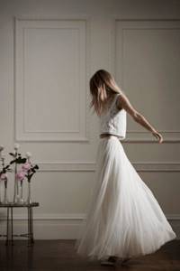 свадебное платье топ и юбка