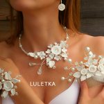 Свадебное украшение своими руками из бисера с фото