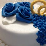 Свадебный синий торт: оригинальные варианты декора