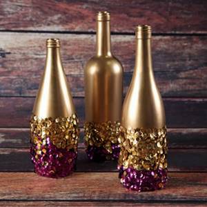 Украшаем бутылку шампанского на Новый 2021 год : эффектный аксессуар и идеальный подарок своими руками