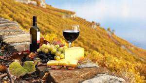 В свадебной кухне должны присутствовать классические провансальские блюда с сыром, виноградом и вином
