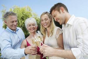Вино для родителей жениха
