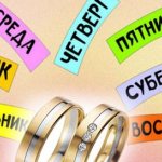 Выбор дня недели свадьбы согласно примет