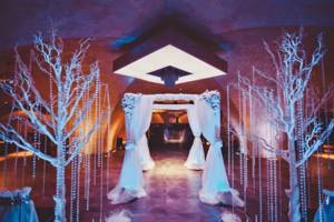 зимняя свадьба — оформление зала 6